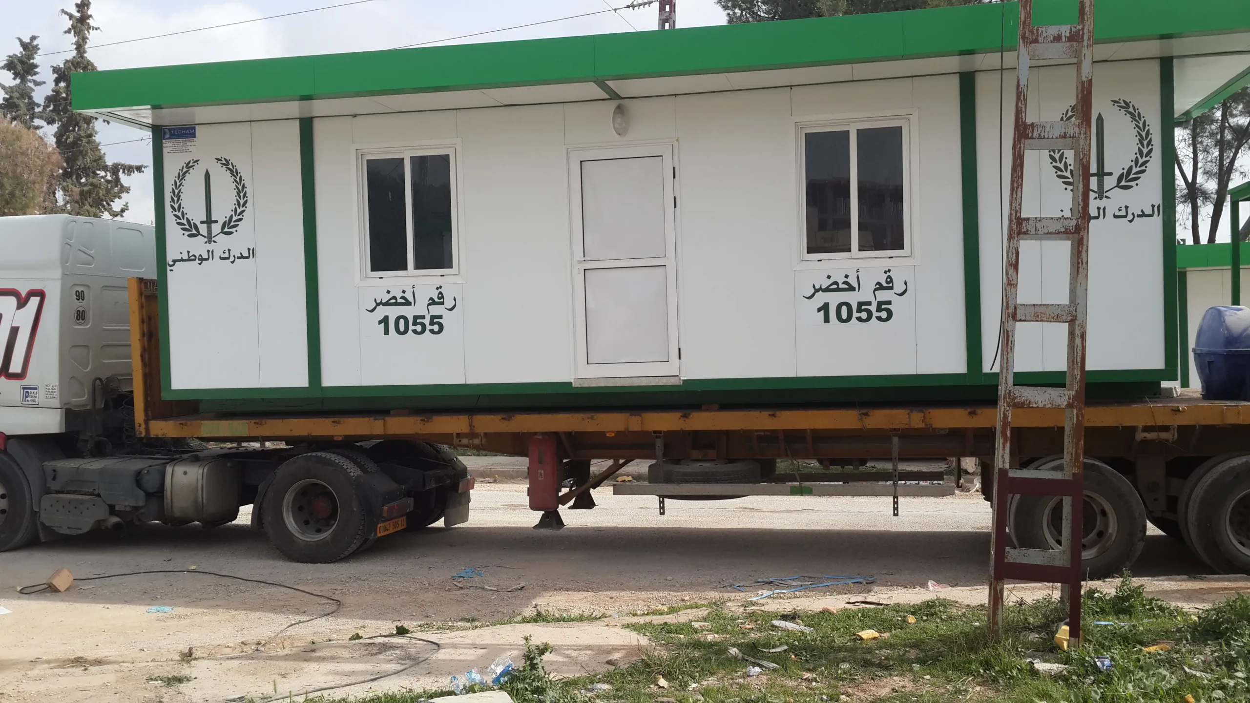 Cabine Saharienne de La gendarmerie nationale algérienne-الدرك الوطني- client de TECHAM PLUS