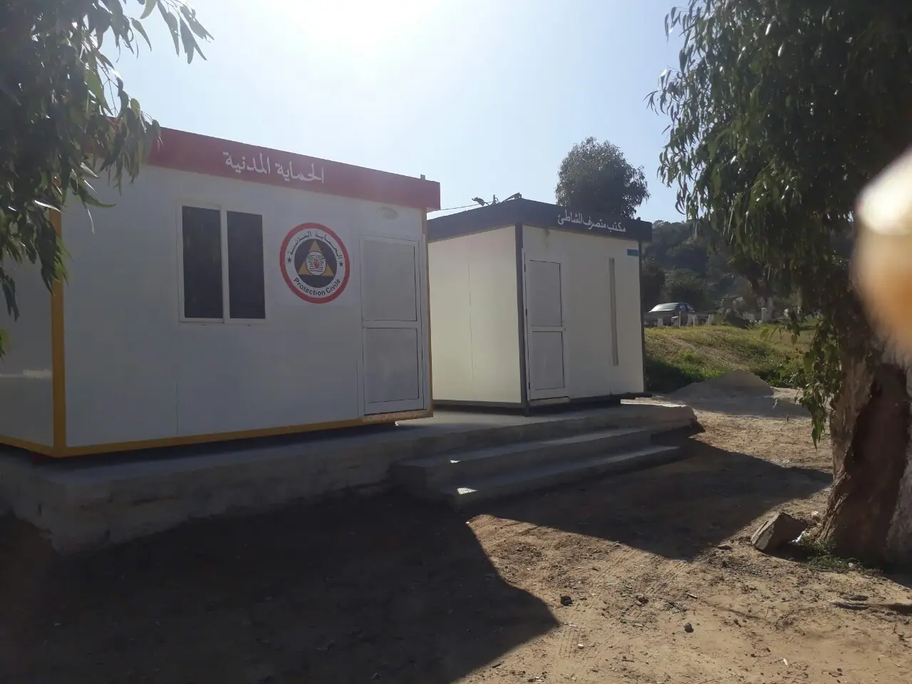 Cabine Saharienne de protection civil -لحماية المدنية- client de TECHAM PLUS