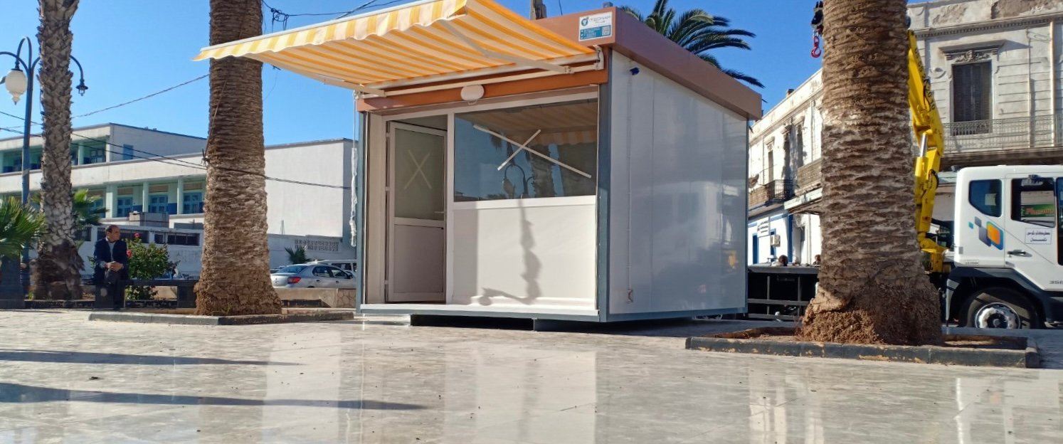 Techam plus kiosque pre-fabrique