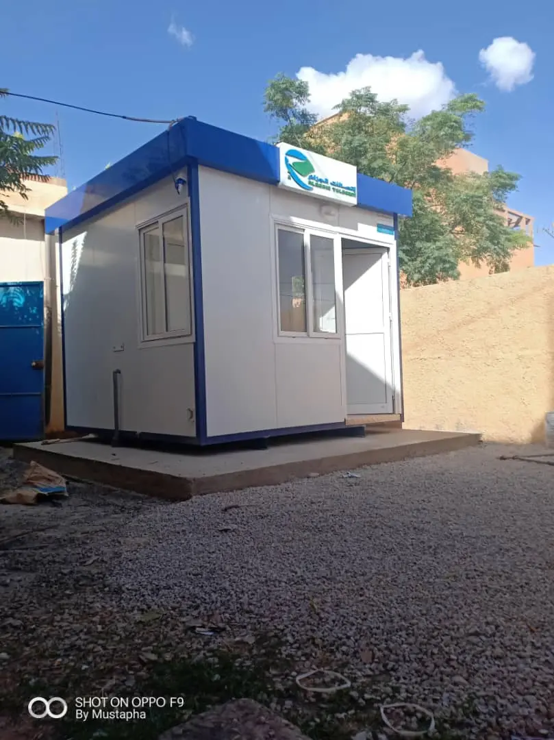 Cabine Saharienne de Algerie Telecom- client de TECHAM PLUS